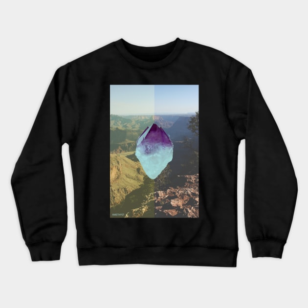 Amethyst Crewneck Sweatshirt by JLEEORIGINALS